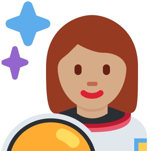 Astronautka: Střední Odstín Pleti