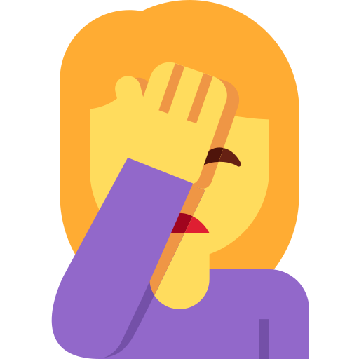 Žena s dlaní na tváři