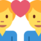 Pasangan dengan hati: Pria, Pria