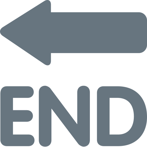 Tanda panah END