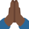 Tangan terkatup: Warna Kulit Gelap