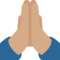 Tangan terkatup: Warna Kulit Sedang