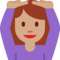 Orang mengisyaratkan OKE: Warna Kulit Sedang