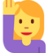 Orang mengangkat tangan