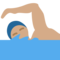 Orang berenang: Warna Kulit Sedang