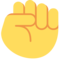 Tangan terkepal ke atas