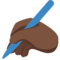Tangan menulis: Warna Kulit Gelap
