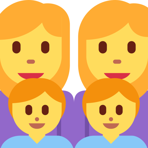 Famiglia: Donna, Donna, Bambino, Bambino Famiglia: Donna, Donna, Bambino, Bambino