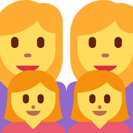 Famiglia: Donna, Donna, Bambina, Bambina Famiglia: Donna, Donna, Bambina, Bambina