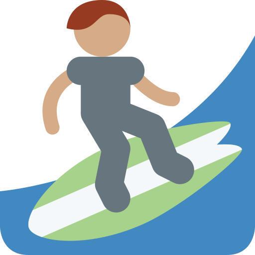 Persona Che Fa Surf: Carnagione Media Persona Che Fa Surf: Carnagione Media