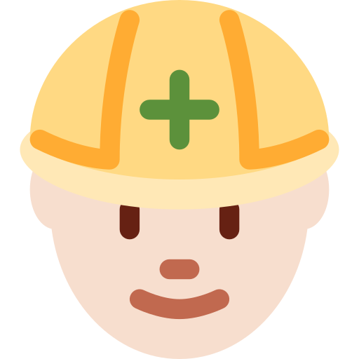 Profesional De La Construcción: Tono de Piel Claro Profesional De La Construcción: Tono de Piel Claro