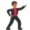 Hombre Bailando: Tono de Piel Oscuro Medio Hombre Bailando: Tono de Piel Oscuro Medio