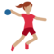 Persona Jugando Al Balonmano: Tono de Piel Medio Persona Jugando Al Balonmano: Tono de Piel Medio