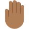 Dorso De La Mano: Tono de Piel Oscuro Medio Dorso De La Mano: Tono de Piel Oscuro Medio