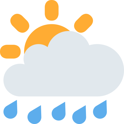Sol Detrás De Una Nube Con Lluvia Sol Detrás De Una Nube Con Lluvia