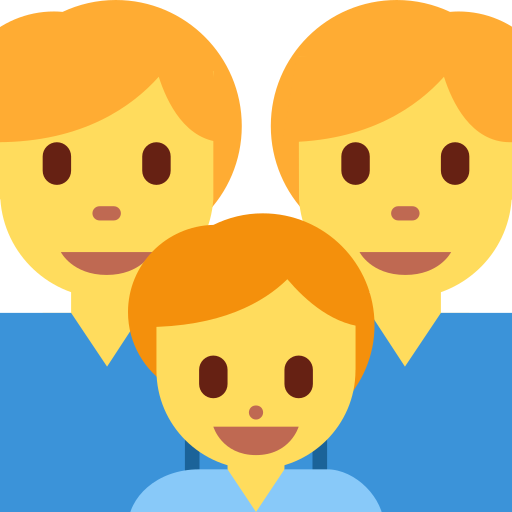 Familie: Mann, Mann, Junge