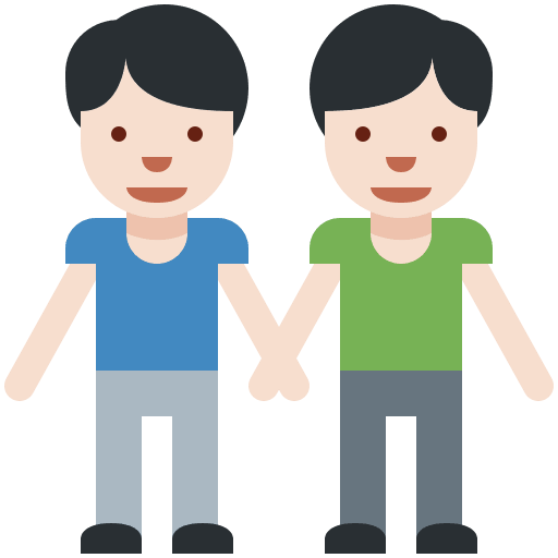 Due Uomini Che Si Tengono Per Mano: Carnagione Chiara Due Uomini Che Si Tengono Per Mano: Carnagione Chiara