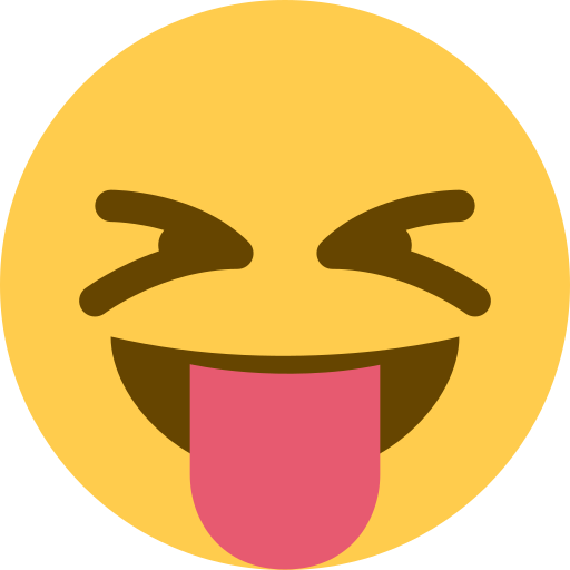 Faccina Con Un Gran Sorriso Che Mostra La Lingua Faccina Con Un Gran Sorriso Che Mostra La Lingua