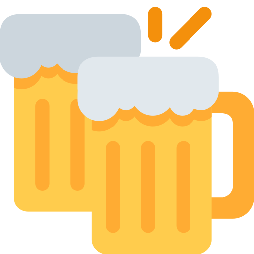 Jarras De Cerveza Brindando