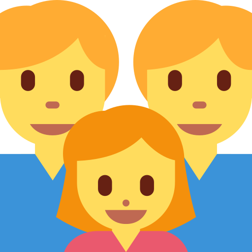 Familia: Hombre, Hombre, Niña