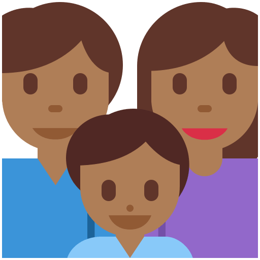 Семья, Тип-5 для Twitter (X) Twemoji 2.2.2