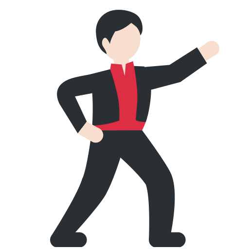 Hombre Bailando: Tono de Piel Claro