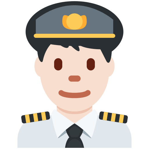 Piloto Hombre: Tono de Piel Claro