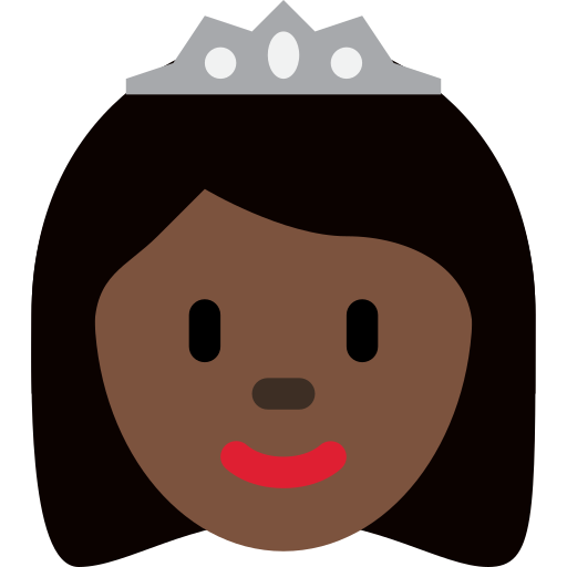 Princesa: Tono de Piel Oscuro