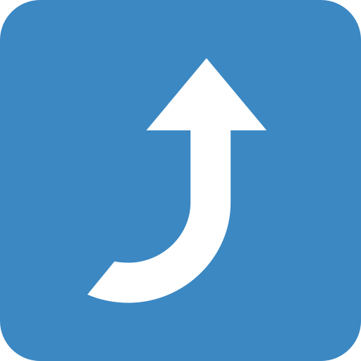 Flecha Derecha Curvándose Hacia Arriba Flecha Derecha Curvándose Hacia Arriba