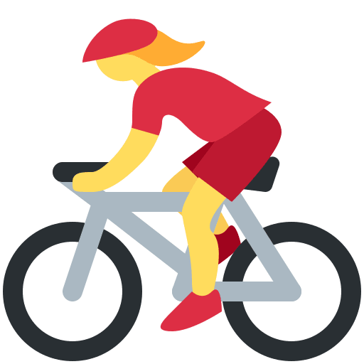 Mujer En Bicicleta