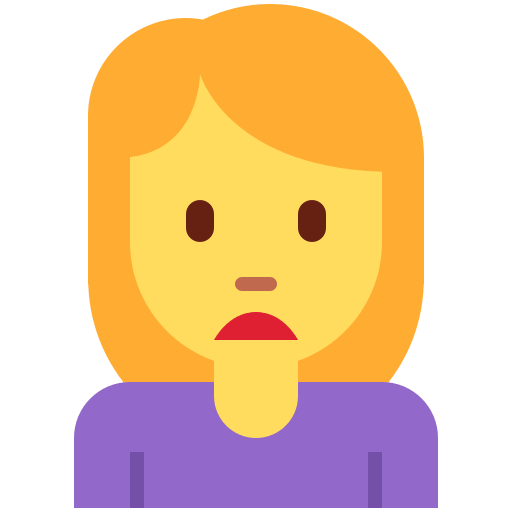 Mujer Frunciendo El Ceño