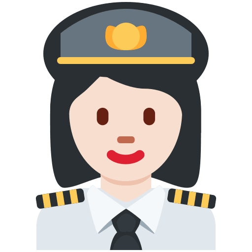 Piloto Mujer: Tono de Piel Claro