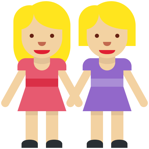 Mujeres De La Mano: Tono de Piel Claro Medio
