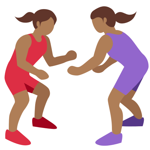 Жіноча боротьба, Тип-5 для Twitter (X) Twemoji 2.2.2