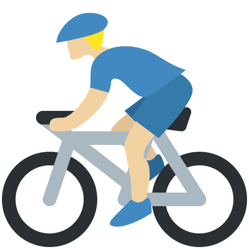 Radfahrer: Mittelhelle Hautfarbe