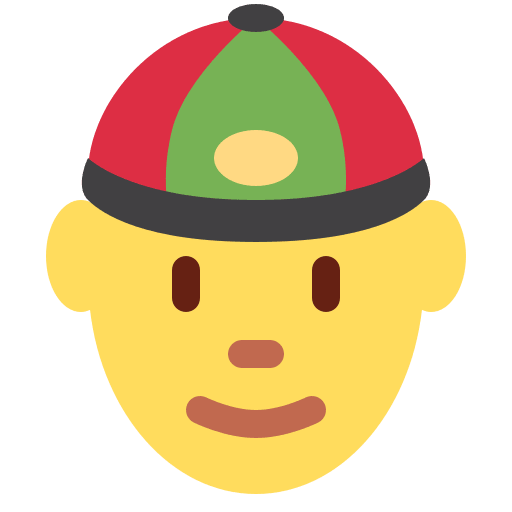 Person Mit Chinesischem Hut