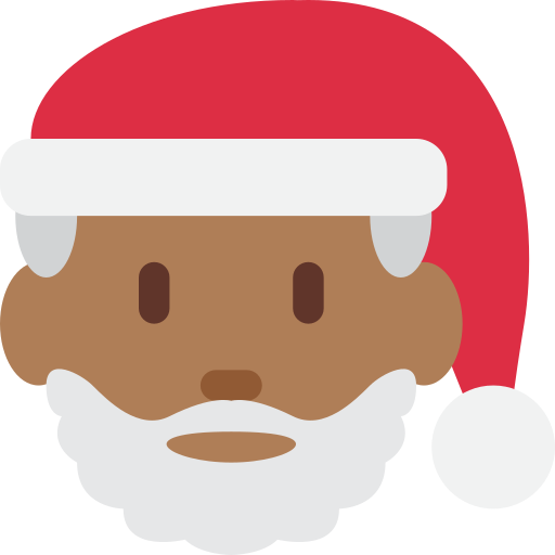 Weihnachtsmann: Mitteldunkle Hautfarbe