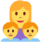 家庭:女人,男孩,男孩 家庭:女人,男孩,男孩