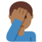 男生捂脸:中等深肤色 男生捂脸:中等深肤色