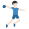 男生玩手球:较浅肤色 男生玩手球:较浅肤色
