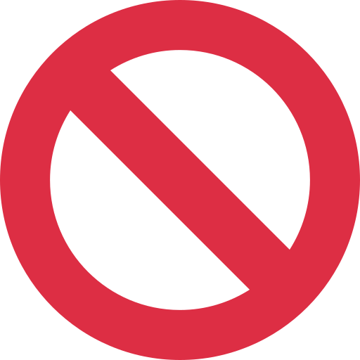 禁止 禁止