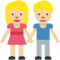 手拉手的一男一女:中等浅肤色 手拉手的一男一女:中等浅肤色