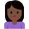 皱眉女:较深肤色 皱眉女:较深肤色