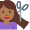 女生理发:中等深肤色 女生理发:中等深肤色
