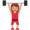 女生举重:中等肤色 女生举重:中等肤色
