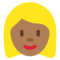 女人:中等深肤色,金发 女人:中等深肤色,金发