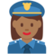 女警察:中等深肤色 女警察:中等深肤色