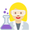女科学家:中等浅肤色 女科学家:中等浅肤色
