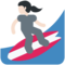 女生冲浪:较浅肤色 女生冲浪:较浅肤色
