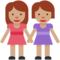 手拉手的两个女人:中等肤色 手拉手的两个女人:中等肤色